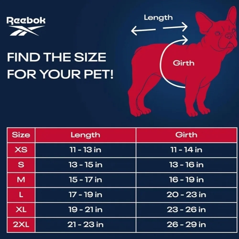 Reebok Lightweight Dog T Shirt in Pink Size XL